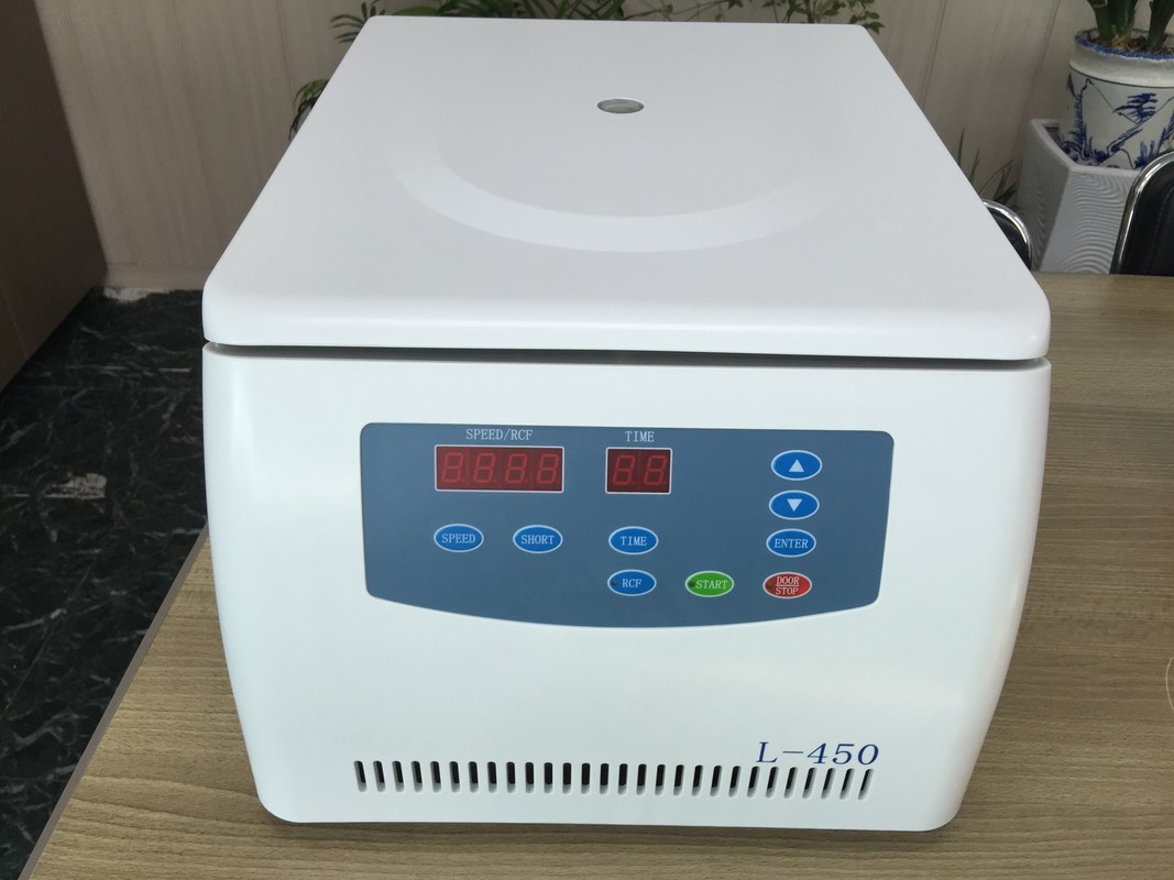 Laboratory Centrifuge 4,500rpm Benchtop Centrifuge Brushless Motor 12x