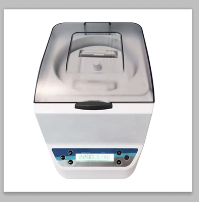 PCR Lab Centrifuge with Lid Open Auto Stop &amp; Short Run Function for 2 Plates